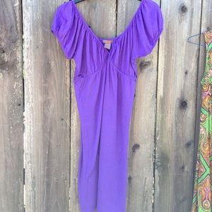 Beautiful purple spring sundress