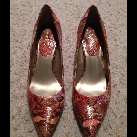 Snakeskin Heels