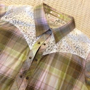 Cute Western Style Button Up