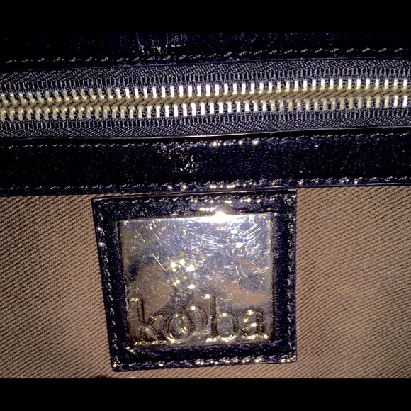 Kooba black patent shoulder bag- final price - Picture 3 of 4