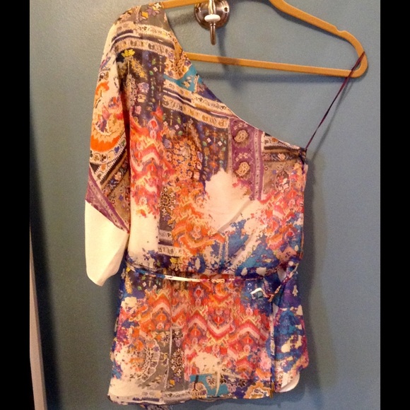 RACHEL ROY  silk top