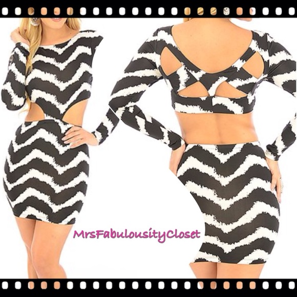 Zebra print dress