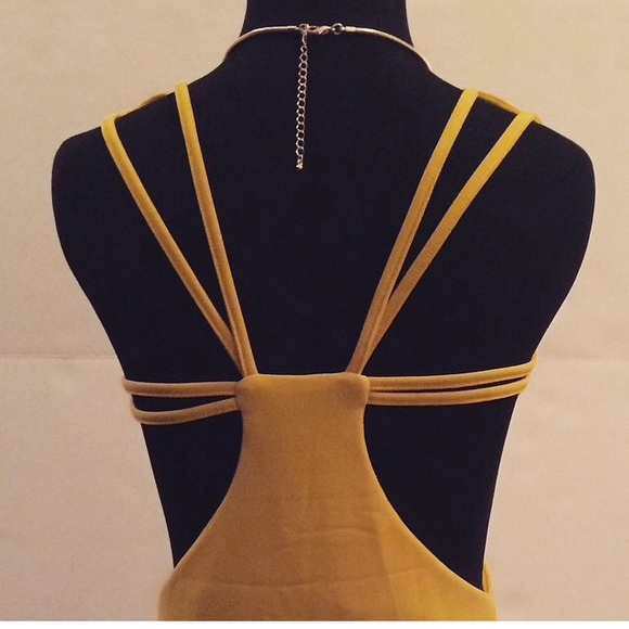 Dresses & Skirts - Nia Yellow Bodycon Dress