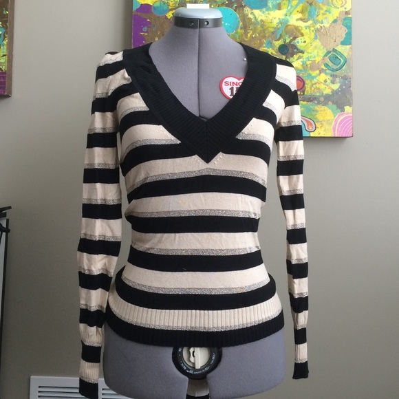 Express striped sweater