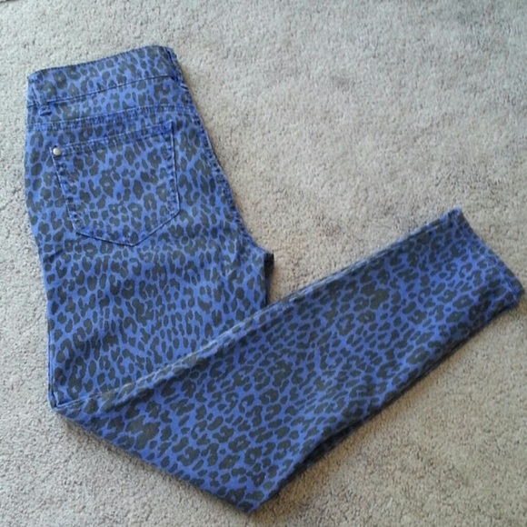 Forever 21 animal print demin