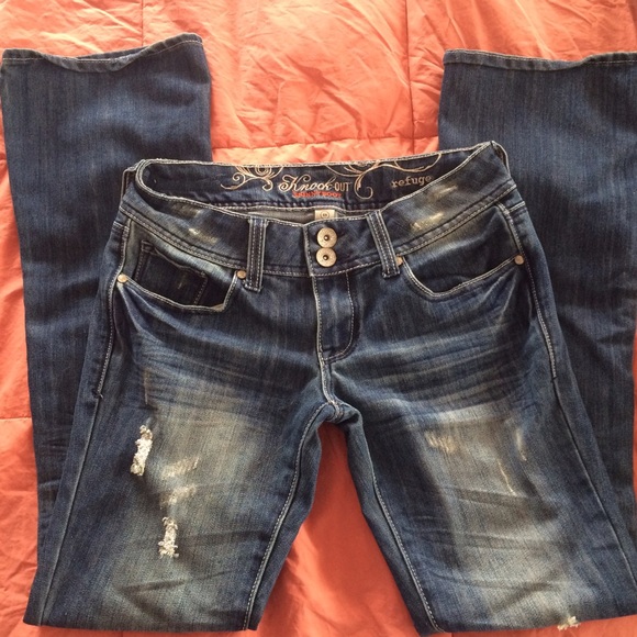 Knock Our Skinny Boot cup Jeans by Refuge