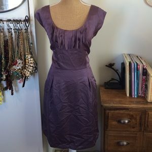Lilac shift dress