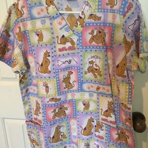 Scooby doo scrub top