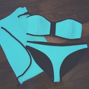 Miami Mint Triangle Bikini - M Top L Bottom