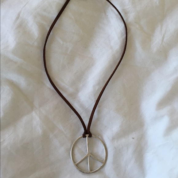 Peace Sign Necklace