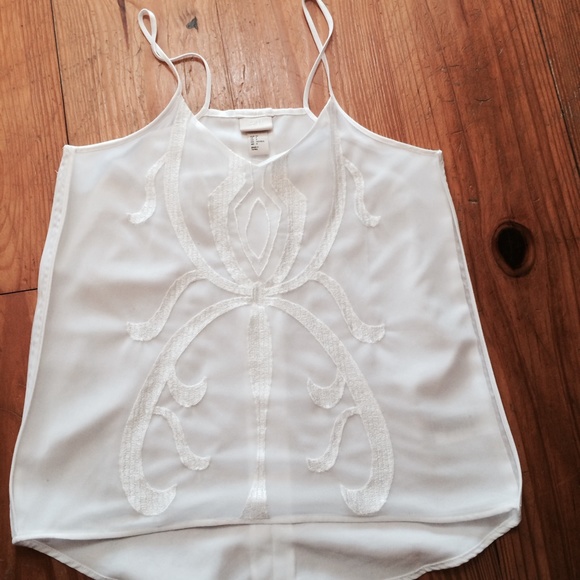 White mesh front tank top - Picture 2 of 4