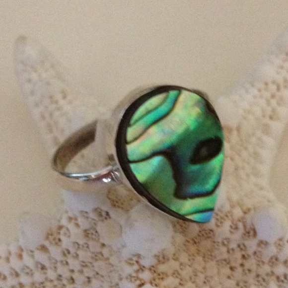 Jewelry - 🌻 SALE🌻Abalone Sterling Ring
