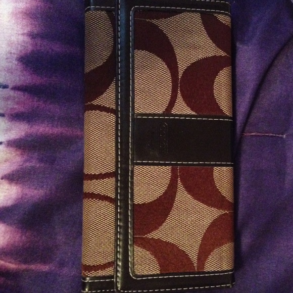 Authentic coach wallet