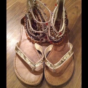Gold Sandals