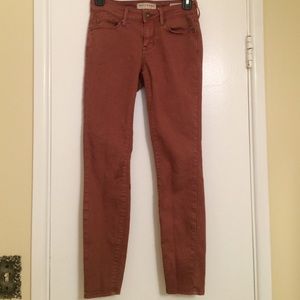 SALE Burnt orange jeggings size 1
