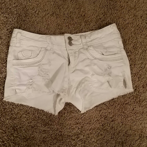 White Shorts