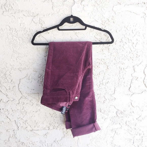 Calvin Klein Pants - Corduroy Maroon Jeans