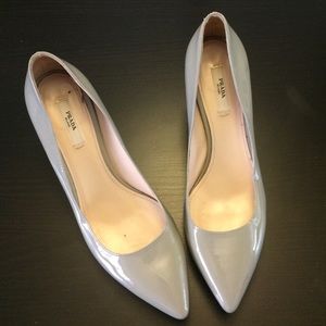Prada grey pumps