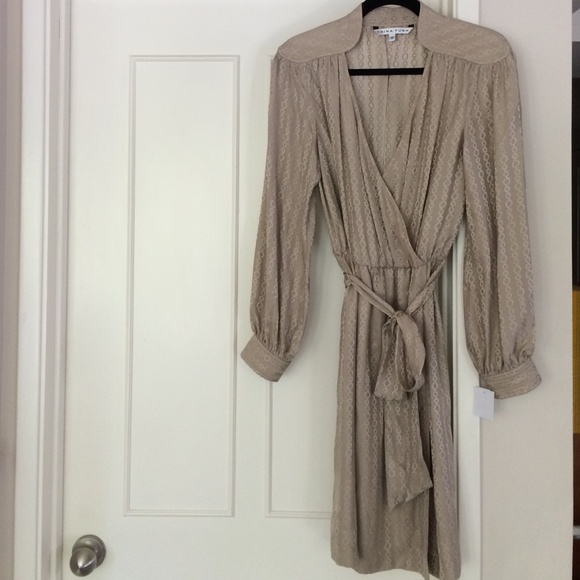 Trina Turk Silk Dress with waist tie