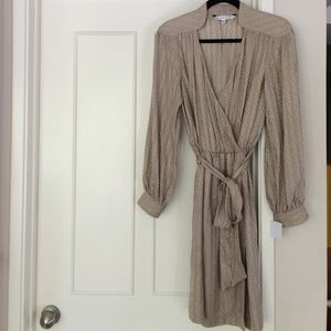 Trina Turk Silk Dress with waist tie