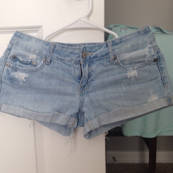 denim shorts
