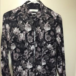 Mens  size small floral dress shirt topman topshop
