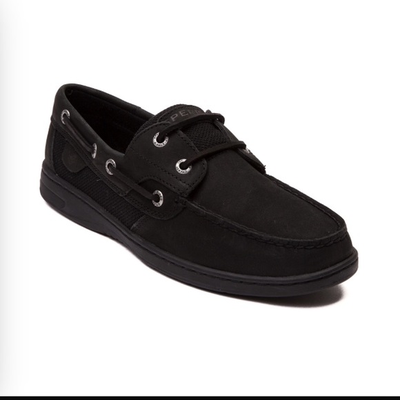 Sperrys Women Black Top Sider Shoes