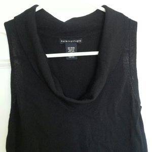 Anthropologie black sleeveless top