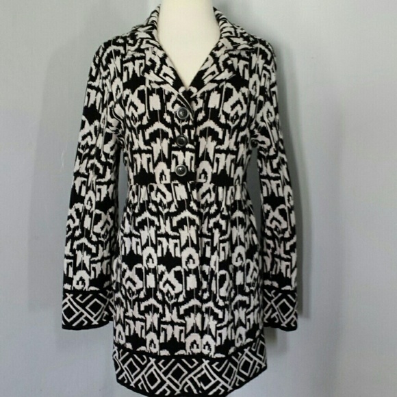 Black and white jacket