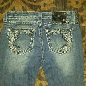 Miss Me Boot Cut Jeans size 28, inseam 32