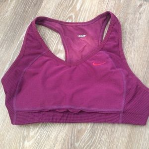 Nike Maroon Purple Sports Bra
