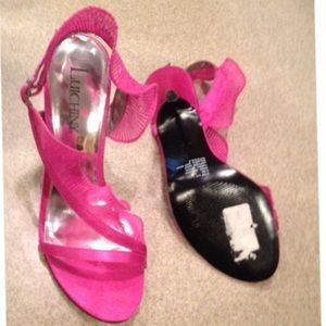 Pink Flowy Sandal Pump