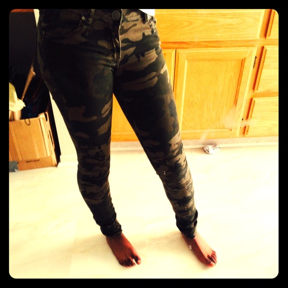 Camo Skinny Jeans