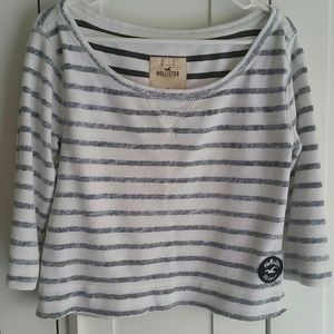 3/4 sleeve crop sweater