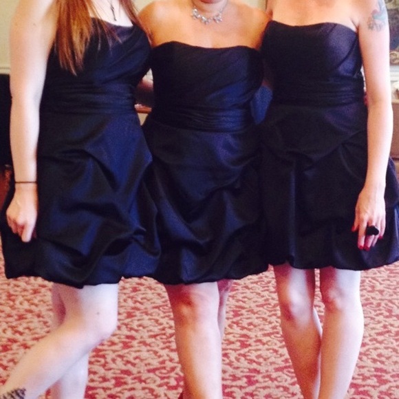 Cute strapless little black dress