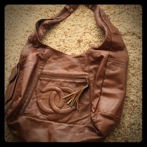 Brown handbag