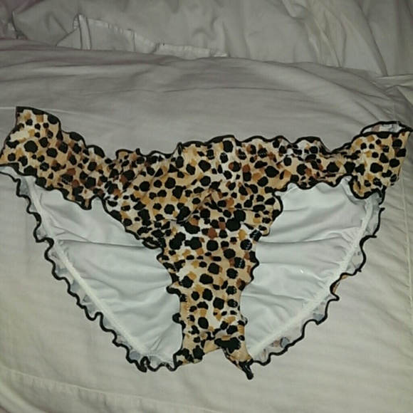 Victoria's secret cheetah swim bottom