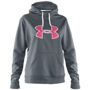 Under Armour Women's Storm Logo Hoodie Pink/Grey