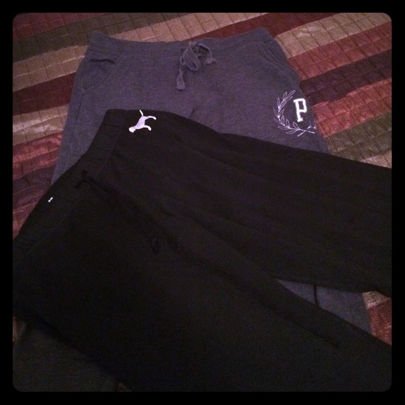 2 pair PINK sweatpants