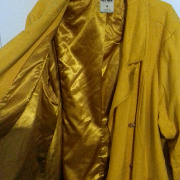 Yellow Old Navy Pea coat - Picture 2 of 4