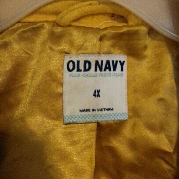 Yellow Old Navy Pea coat - Picture 3 of 4