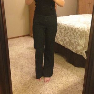 Dark washed trouser jeans