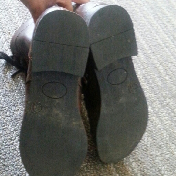 Brown Combat Boots - Picture 3 of 3