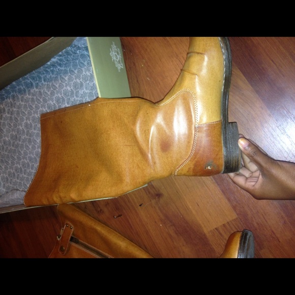 Tall brown charley boots. - Picture 2 of 2