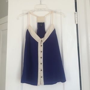 🚫 SOLD🚫 Blue/cream summer top