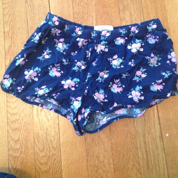 floral cotton shorts