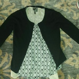 Black cardigan- size small