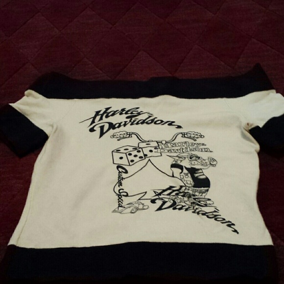 Harley Davidson Sweaters - Harley Davidson off the shoulder sweater