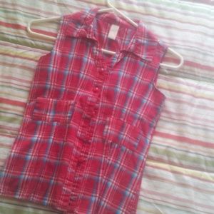 Plaid Vest Shirt