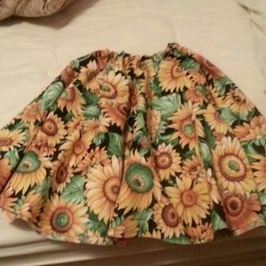 Custom making sunflower skirts!